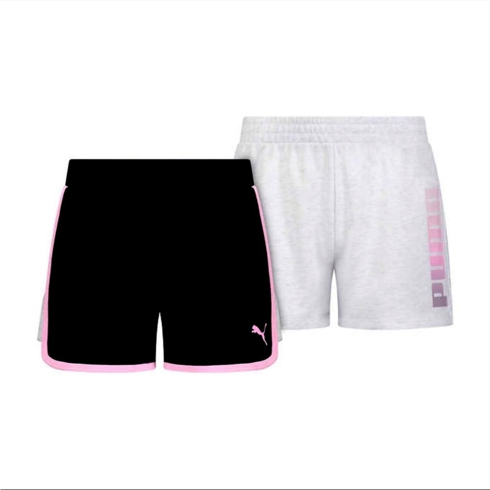 2pack Puma Shorts Girl Size S (7-8) New With Tag